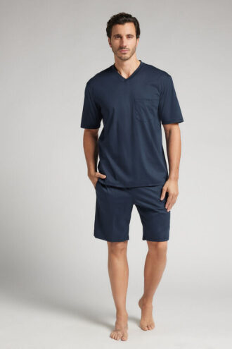 Premium merceriserad bomullspyjamas
