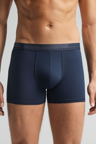 Premium merceriserade bomullsboxershorts med logo