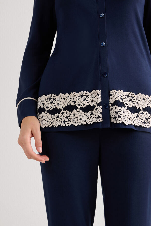 Pretty Flowers Button Up Shirt i modal Pretty Flowers Button Up Shirt i modal