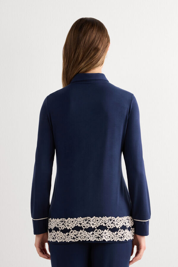 Pretty Flowers Button Up Shirt i modal Pretty Flowers Button Up Shirt i modal