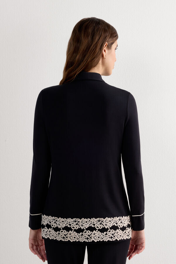 Pretty Flowers Button Up Shirt i modal Pretty Flowers Button Up Shirt i modal