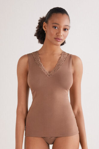 Pretty Flowers modal- och spetslinne