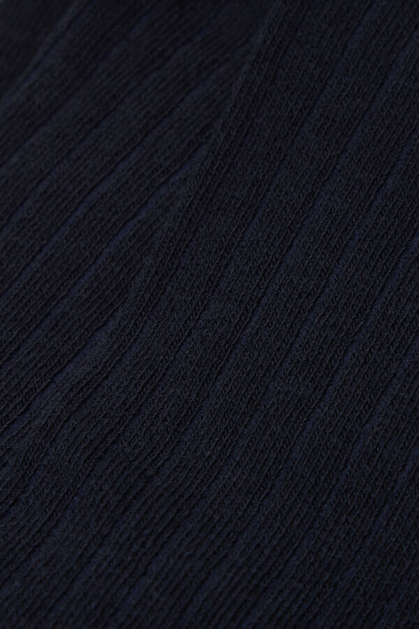 Ribbade mjuka bomullsknästrumpor Ribbade mjuka bomullsknästrumpor