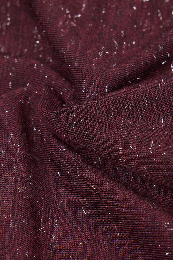 Rundhalsad topp i modal light med kashmirlamé Rundhalsad topp i modal light med kashmirlamé