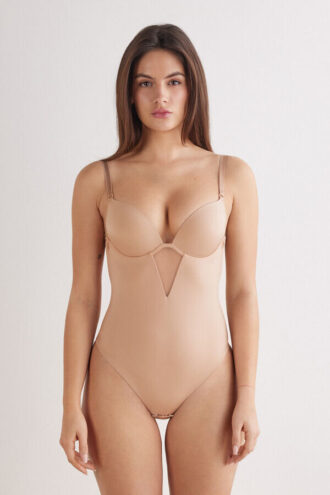 Sexig bodysuit med öppen rygg i Ultralight Microfiber
