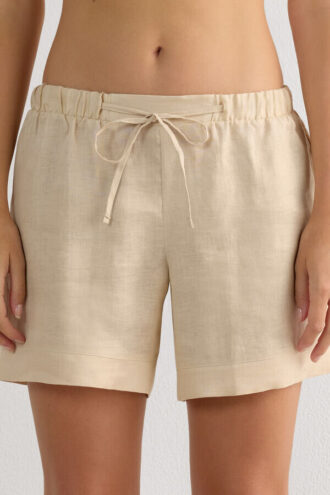 Shorts i ren linne