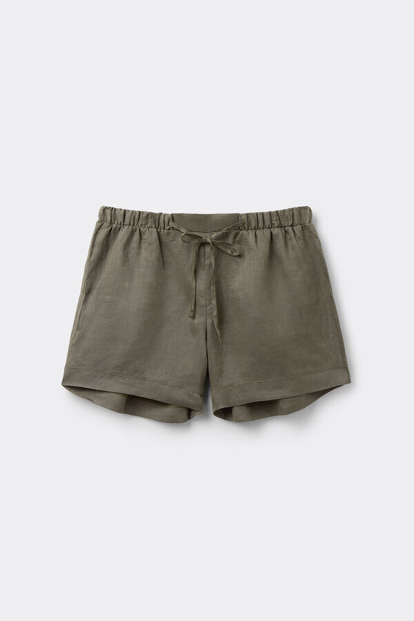 Shorts i ren linne Shorts i ren linne