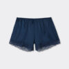 Silkeshorts med spetsar Silkeshorts med spetsar
