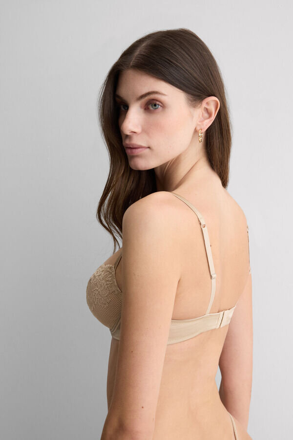 Silky Flowers Denise Balconette-bh i siden och spets Silky Flowers Denise Balconette-bh i siden och spets