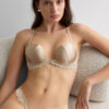 Silky Flowers Monica Push-up-bh i silke och spets