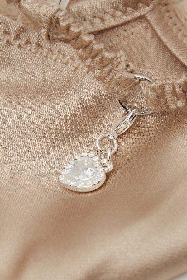 Silky Flowers Trosa i silke och spets som Thong Silky Flowers Trosa i silke och spets som Thong