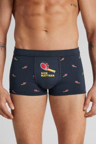 Size Matters Print Superior Cotton Boxers