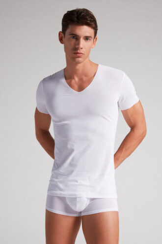 Sömlös topp i mikromesh