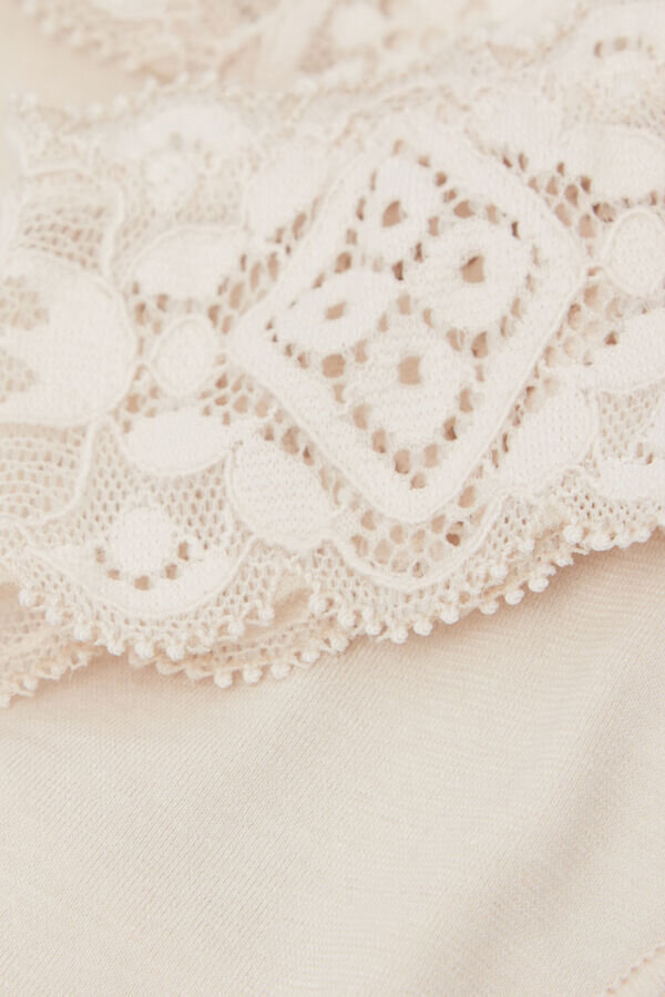 Spets och bomull 80-talsstil Brazilian Spets och bomull 80-talsstil Brazilian