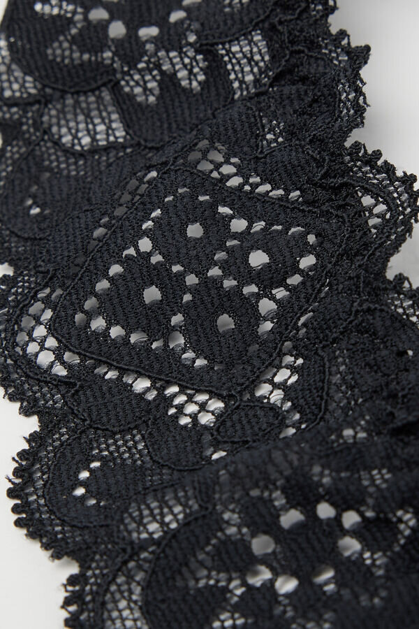 Spets- och bomullstrosa i 80-talsstil Brazilian Spets- och bomullstrosa i 80-talsstil Brazilian