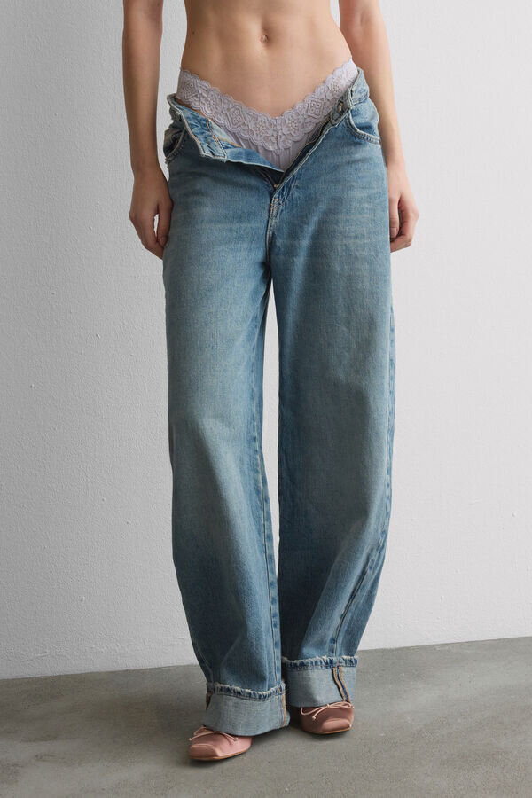 Spets och mikrofiber 80-talsstil Brazilian Spets och mikrofiber 80-talsstil Brazilian