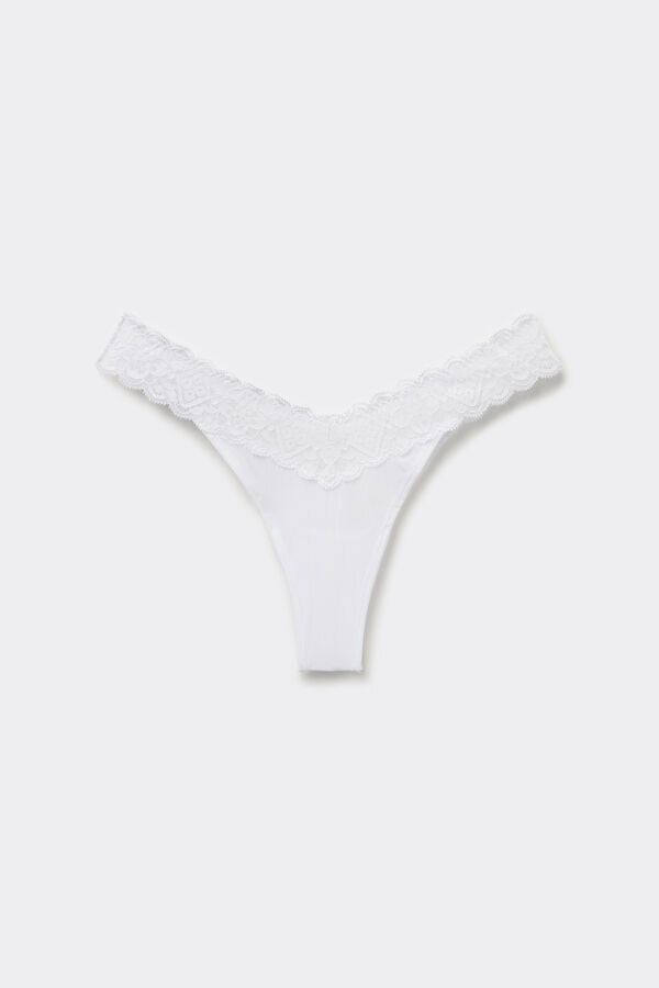 Spets och mikrofiber 80-talsstil Brazilian Spets och mikrofiber 80-talsstil Brazilian