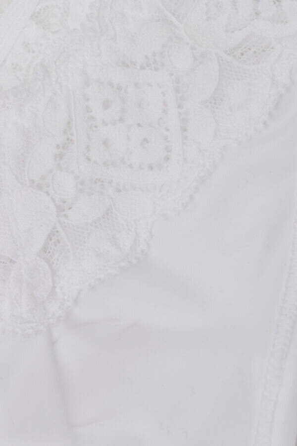 Spets och mikrofiber 80-talsstil Brazilian Spets och mikrofiber 80-talsstil Brazilian