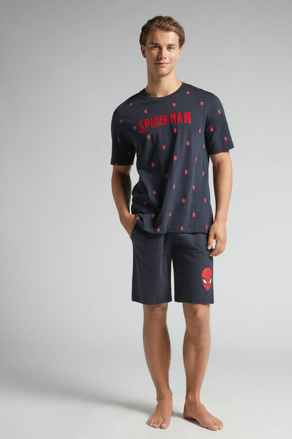 Spider-Man Marvel korta bomullspyjamas Spider-Man Marvel korta bomullspyjamas