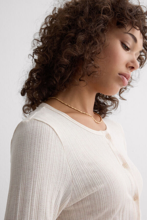 Söt Pointelle-kofta Söt Pointelle-kofta