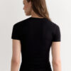 Stretch Superior Cotton Short Sleeve Top