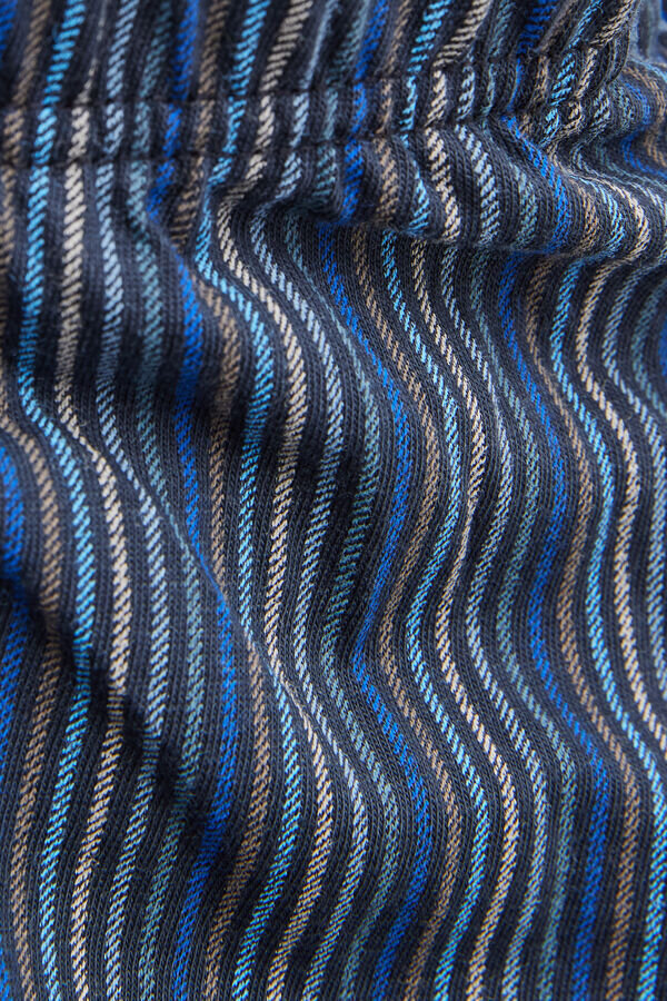 Stripade bomullsshorts Stripade bomullsshorts