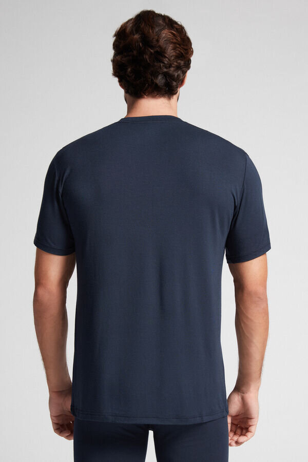 T-shirt i modal och silke T-shirt i modal och silke