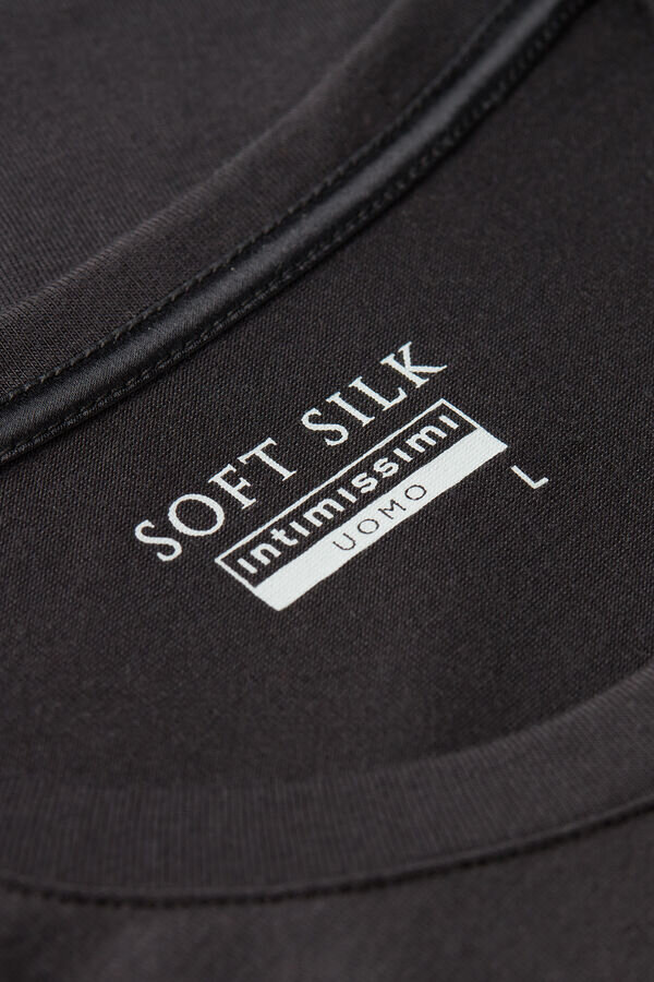 T-shirt i modal och silke T-shirt i modal och silke