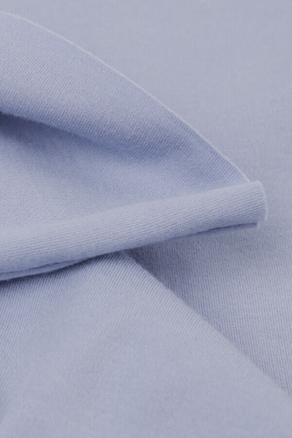 Tank top i bomull med rund hals och rå kant Tank top i bomull med rund hals och rå kant