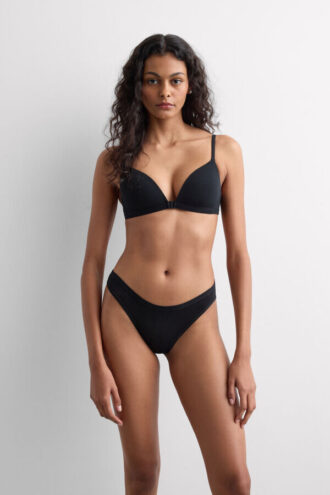 Ultralätt bomulls-triangel-bh Tiziana