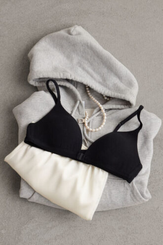 Ultralätt bomulls-triangel-bh Tiziana